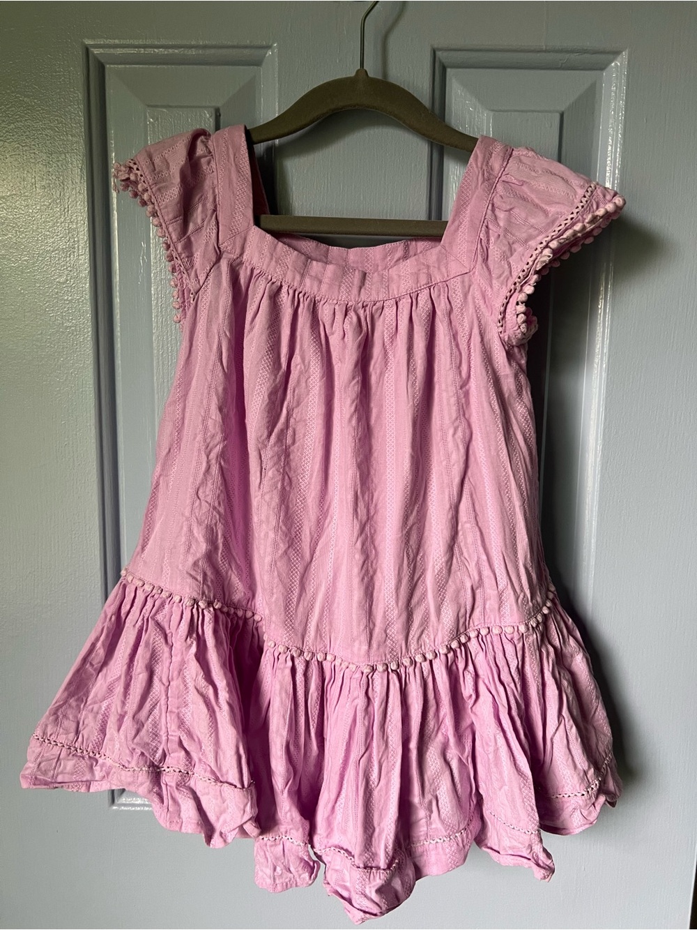Marks & Spencer Girls Pink Cotton Casual Dress